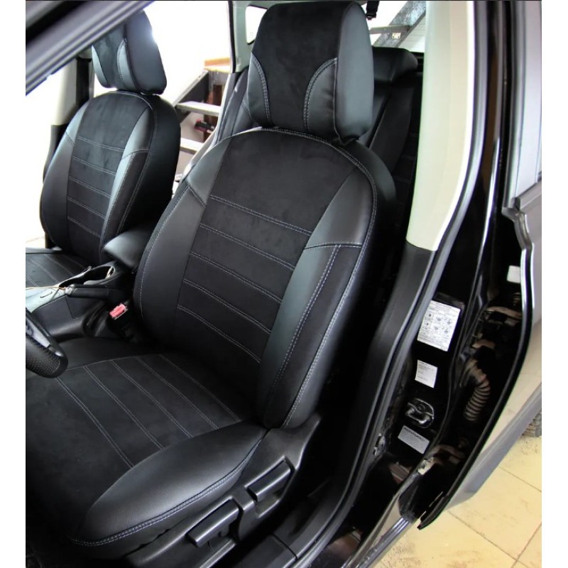 Чохли мод.VW Passat B6/B7 05 - Екошкіра середина алькантара чорна (з підлокітником) 5 підг-ів Чохли мод.VW Passat B6/B7 05 - Екошкіра середина алькантара чорна (з підлокітником) 5 підг-ів
