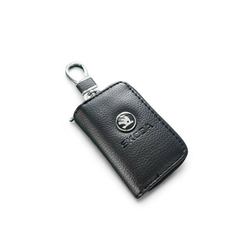 Чохол для ключів з карабіном Skoda NEW (Шкіра) Чохол для ключів з карабіном Skoda NEW (Шкіра)