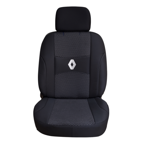 Чохли мод.Renault Logan/LoganMCV 09-13 (роздільний) Чорно "АвтоСвіт" 7 під-в зад.спинка закрита