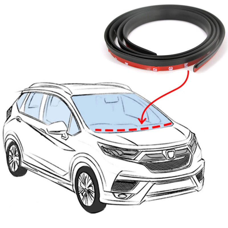 Ущільнювач скла лобового,жабо U-type 25*10мм EPDM 5м