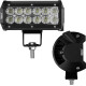 Фара-LED Прямокутник 36W 165*80*65mm (3W*12) 10-30V Ближнє/Flood 3000Lm "Brevia" 10712FX1