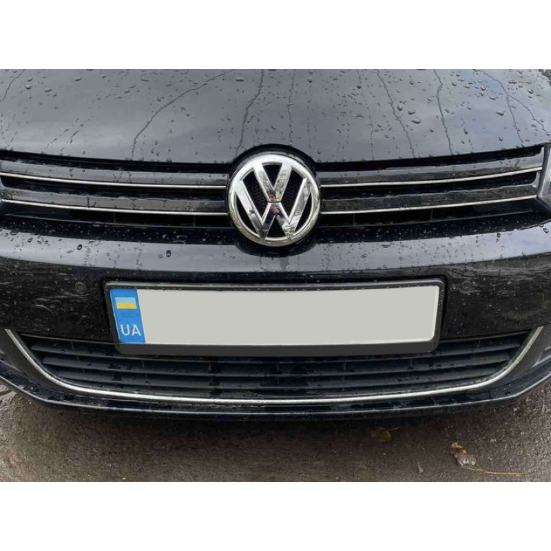 Емблема "WV" 135мм GOLF 6 09-12,B7,Caddy 2010-2015 (5K0 853 601F ULM)