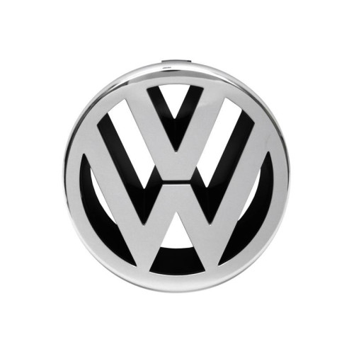 Емблема "WV" 125мм Caddy 04-10, Polo05-08, Golf 03-09 перед (1T0853601AFDY)