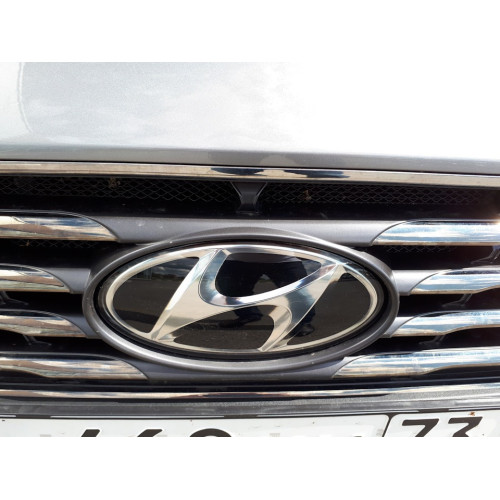 Емблема "Hyundai" Accent Blue/перед/2 штирьки/ 168х83мм HUN1005