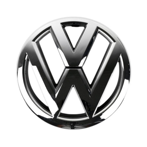 Емблема "WV" 120мм Polo 2010-2015 перед/пластик/засувка/опукла 6R0853600A ULM