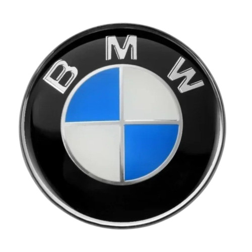 Емблема "BMW" 82мм (капот)\пластик\2 пуклі (Оригінал якість) Box