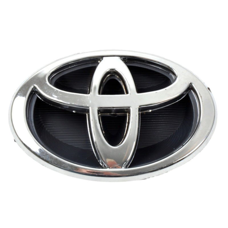 Емблема "Toyota" 120х85мм пластик/3 пуклі NEW  (Туреччина)