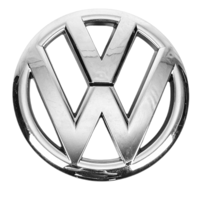 Емблема "WV" 135мм GOLF 6 09-12,B7,Caddy 2010-2015 (5K0 853 601F ULM)