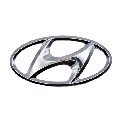 Емблема "Hyundai" Accent Blue/перед/2 штирьки/ 168х83мм HUN1005