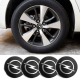 Наклейка на ковпаки OPEL 60мм чорна (4шт) Клейкі
