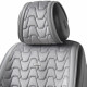 Накидки сидінь преміум класу велюр "Beltex" Chicago Сірий (grey) Повний комплект BX85200