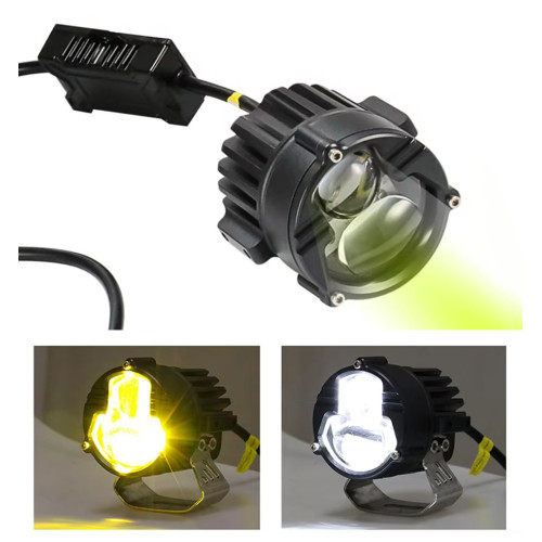 Фара-LED-Bi Круг P-71-40W 70*50мм 10-80V W/Y 4 393