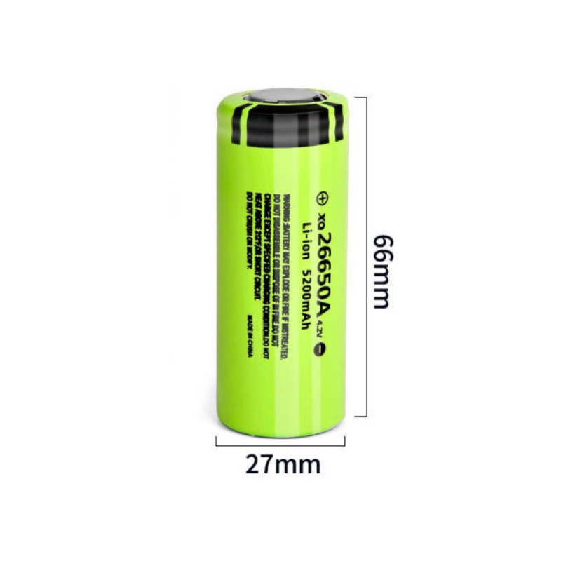 Батарея акумуляторна 26650 Li-Ion X-Balong (XQ-5800mAh) 3,7V 3900 Батарея акумуляторна 26650 Li-Ion X-Balong (XQ-5800mAh) 3,7V 3900
