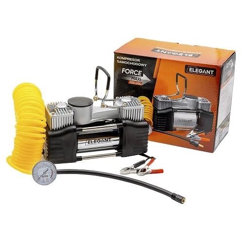 Автомобільний компресор двопоршневий Elegant 100 090 (12v/60 л/300 Вт)