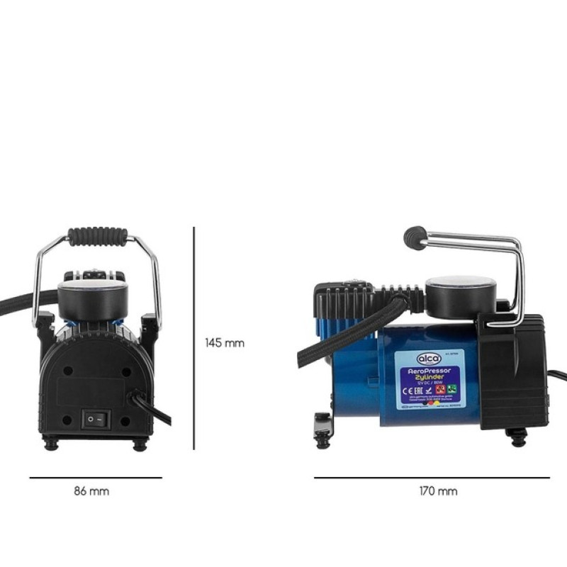 Автомобільний компресор ALCA 227 500 (12v/180вт/35 л/7атм)