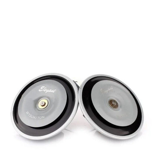 Сигнал 12v равлик 2контактний дисковий Ø110mm "Elegant" 100702 (420|/350Hz-110db) (30шт/ящ)