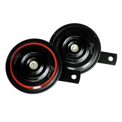 Сигнал 12v равлик 2контактний дисковий Ø 92mm "Elegant" 100 701 (420|/350Hz-110db) (30шт/ящ)