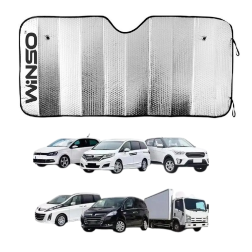 Шторка дзеркальна cонцезахисна 1500х800 150800 "Winso" в авто, на лобове скло