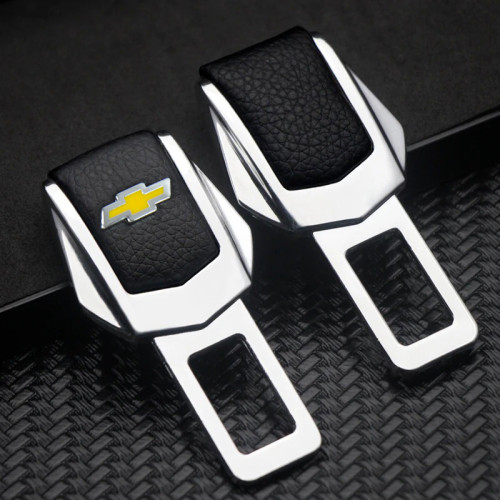 Заглушка ременя безпеки з логотипом Chevrolet - Металева, Admiral (1 шт)