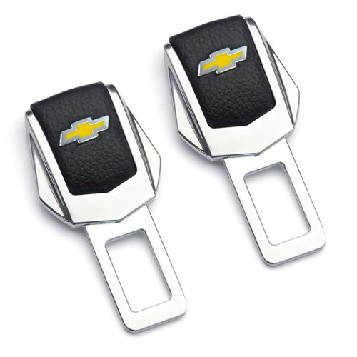 Заглушка ременя безпеки з логотипом Chevrolet - Металева, Admiral (1 шт)