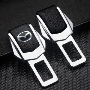 Заглушка ременя безпеки з логотипом Mazda - Металева, Admiral (1 шт)