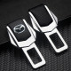 Заглушка ременя безпеки з логотипом Mazda - Металева, Admiral (1 шт)