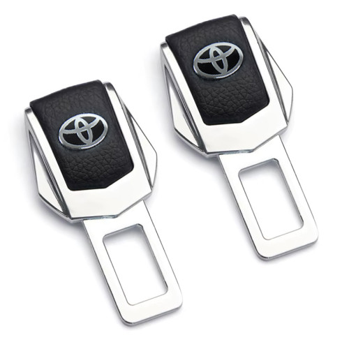 Заглушка ременя безпеки з логотипом Toyota - Металева, Admiral (1 шт)