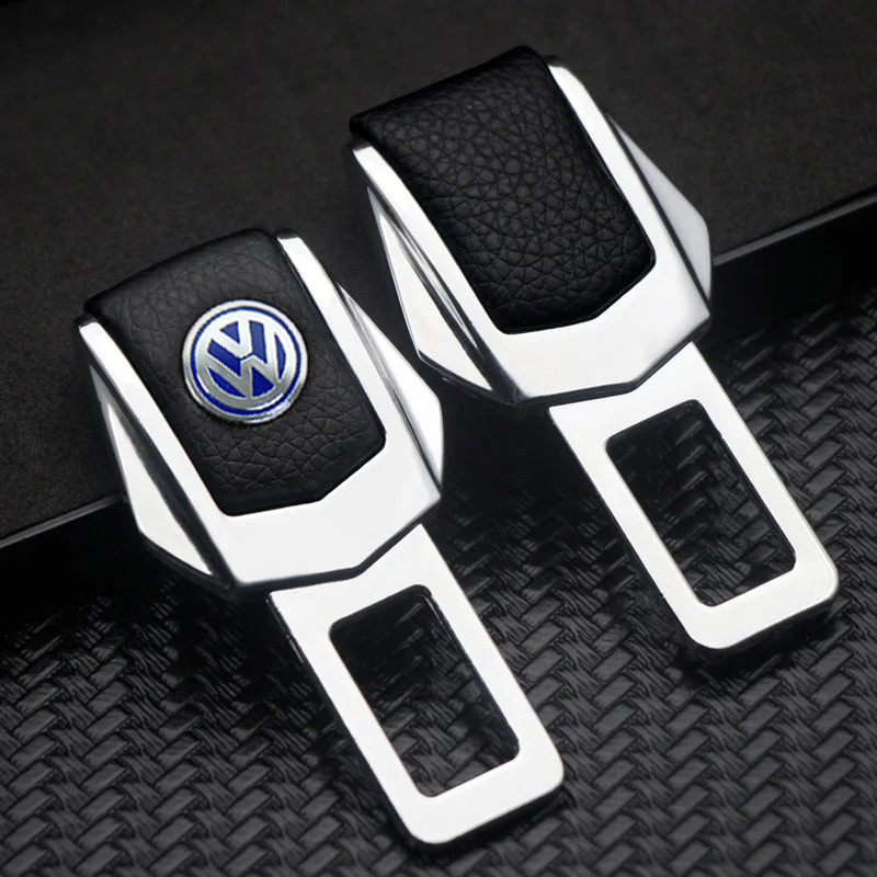 Заглушка ременя безпеки з логотипом Volkswagen - Металева, Admiral (1 шт)