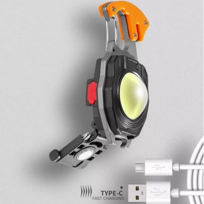 Багатофункціональний LED ліхтарик X-Balong BL-W5147, 7 режимів, Акумулятор. Type C