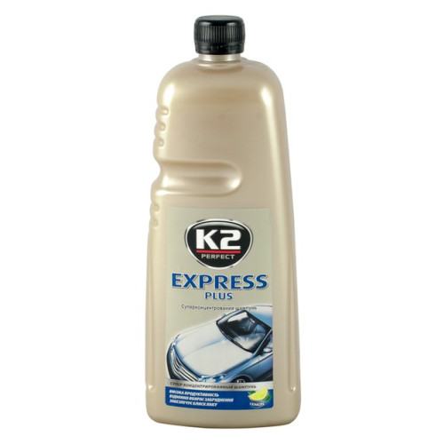 Шампунь 1000ml  с воском  "K2" EK-141 Express Plus желтый / концентрат 1:100 