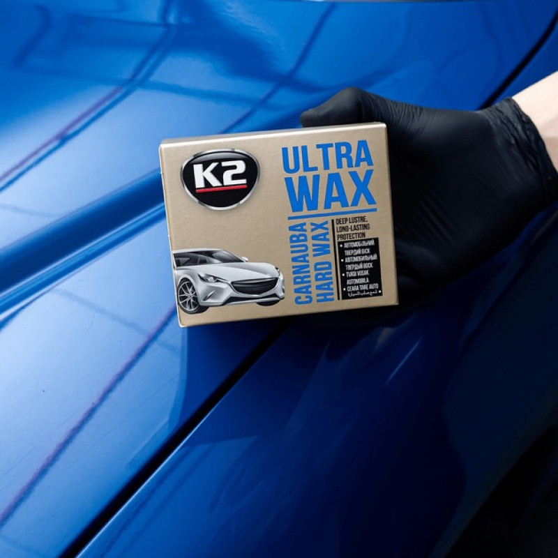 Поліроль кузова віск 250g "K2" K073 Ultra Wax (з губкою)