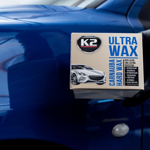 Поліроль кузова віск 250g "K2" K073 Ultra Wax (з губкою)