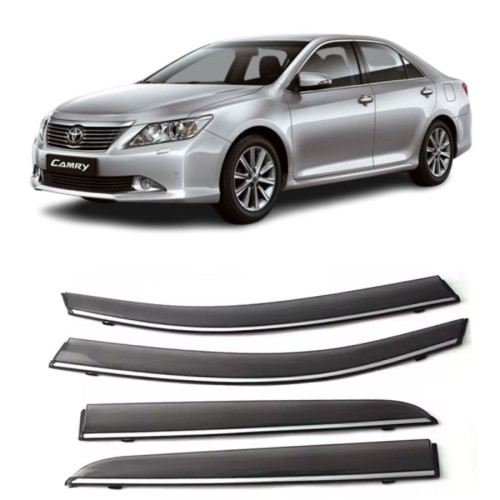 Дефлектори вікон вітровики Toyota Camry V50 SED 11- П/K клей "Fly" BTYCM1223