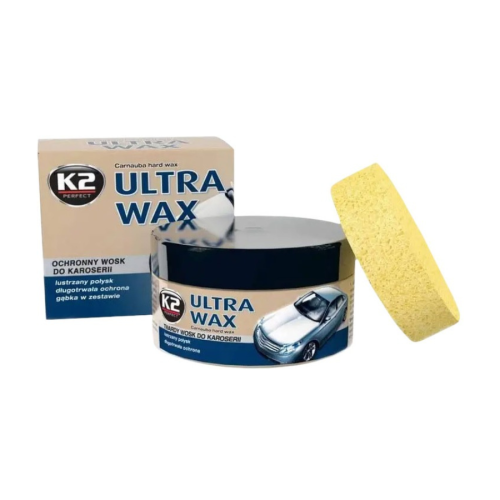 Поліроль кузова віск 250g "K2" K073 Ultra Wax (з губкою)