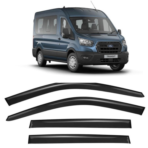 Дефлектори вікон Ford Transit VII 2014- скотч "AV-Tuning"