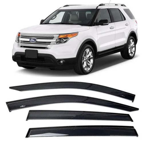 Дефлектори вікон Ford Explorer 2011-2019 клей "HIC" FO81