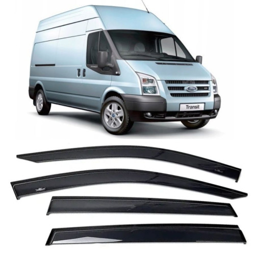 Дефлектори вікон вітровики Ford Transit 2006-13 перед вставною "HIC" Fo83-1-IN