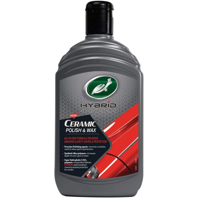 Полироль кузова Керамика 500ml Turtle Wax Ceramic Polish & Wax 53352 (мелкие царапины,Консервация) Полироль кузова Керамика 500ml Turtle Wax Ceramic Polish & Wax 53352 (мелкие царапины,Консервация)