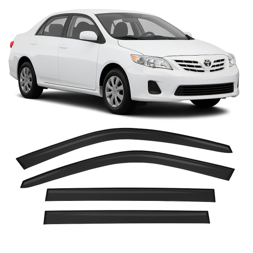 Дефлектори вікон Toyota Corolla SED 06-13 скотч "AV-Tuning" VT20506