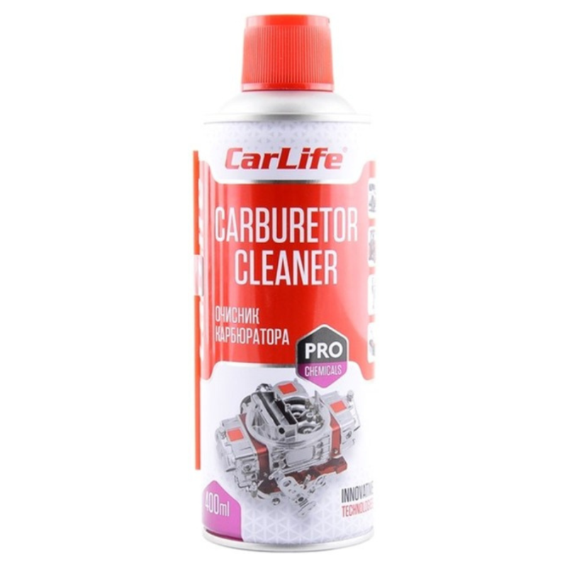Очищувач карбюратора спрей 400ml "CarLife" Carburetor Cleaner CF400