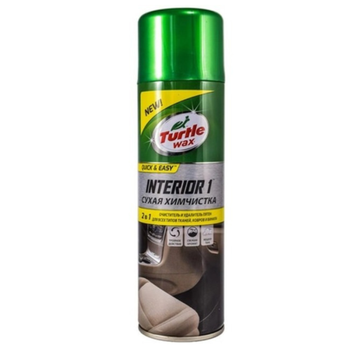 Очищувач салону піна 500ml "Turtle Wax" Interior 1 /обивка,пластик з нейтр.запаху 52998