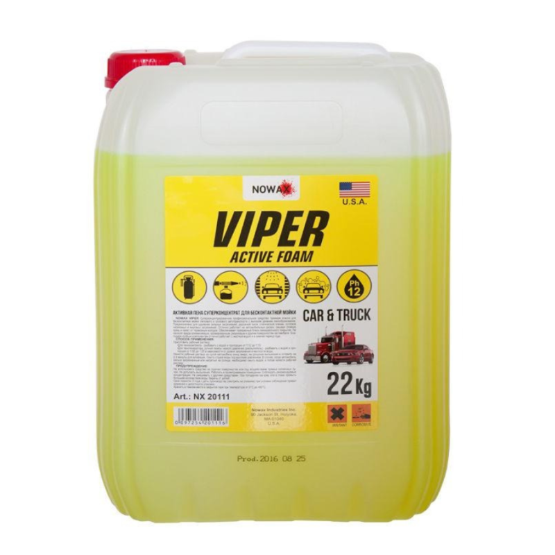Активна піна 22L "Nowax" NX20111/1 Viper Active Foam концентрат 1:10
