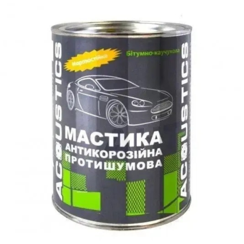 Мастика 0,8 кг бітумно-каучукова "ACOUSTICS"