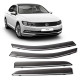 Дефлектори вікон Volkswagen PASSAT B8 Седан 2015-2016 (Європа) (Молдин з нержавіючої сталі) Дефлектори вікон Volkswagen PASSAT B8 Седан 2015-2016 (Європа) (Молдин з нержавіючої сталі)