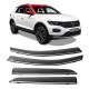 Дефлектори вікон Volkswagen T-Roc 2018- повний комплект (Молдин з нержавіючої сталі) Дефлектори вікон Volkswagen T-Roc 2018- повний комплект (Молдин з нержавіючої сталі)
