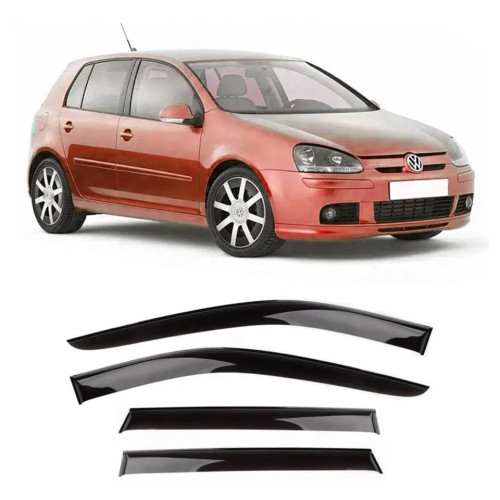 Дефлектори вікон вітровики Volkswagen Golf V Хетчбек 5D 2003-2008 - AV-Tuning
