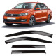 Дефлектори вікон вітровики Volkswagen Polo Седан 2009-  AV-Tuning