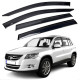 Дефлектори вікон Volkswagen Tiguan 2007-2015 повний комплект "HIC" Дефлектори вікон Volkswagen Tiguan 2007-2015 повний комплект "HIC"