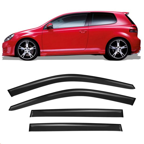 Дефлектори вікон вітровики Volkswagen Golf VI 5D 2008-2012 - AV-Tuning