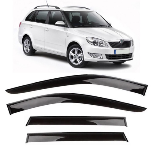 Дефлектори вікон Skoda Fabia II COMBI 2007-2014  "AV-Tuning"